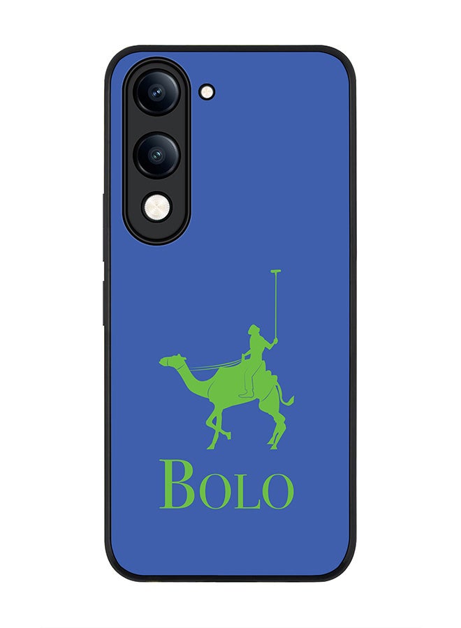 For vivo Y29s 5G / Y19s 5G Case,Slim fit Camera Protection, Shockproof Thin Phone cover  - BOLO Blue
